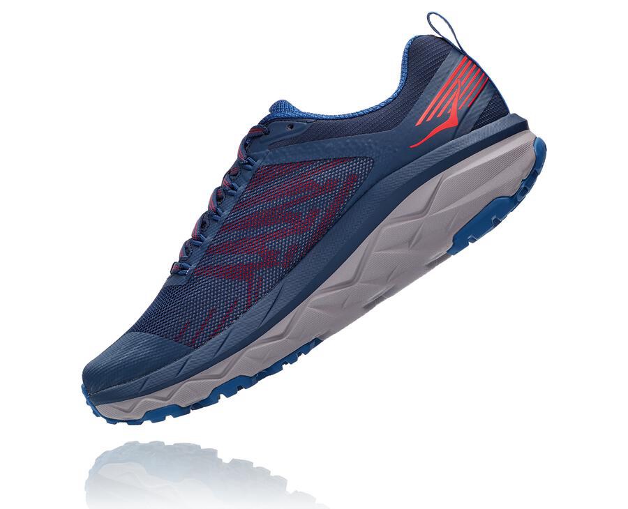 Tenis Hoka One One Trail Hombre Azul Marino - Challenger Atr 5 - PGJR56847